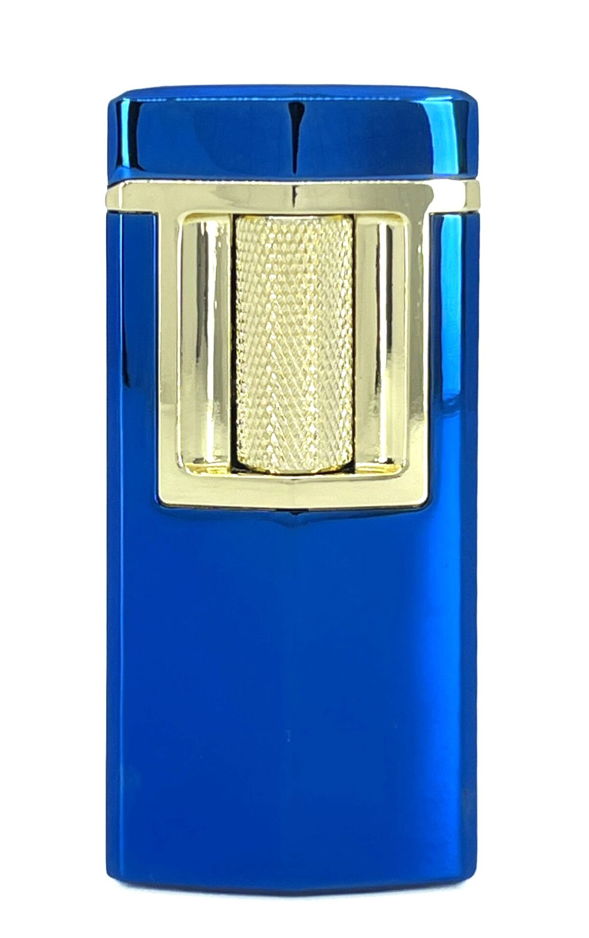 Zenit Lüks Metal Çakmak - USB Şarjlı & Elektronik Ateşleme - Lacivert Altın