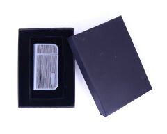 Zenit Çift Yanmalı Delux Çakmak - Gri