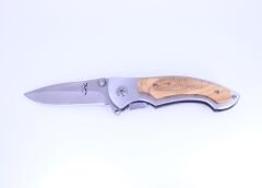 Browning Ahşap Kabze Çelik Kasa Kamp Çakısı