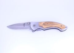 Browning Ahşap Kabze Çelik Kasa Kamp Çakısı