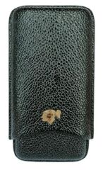 Cohiba Siyah Deri 3'lü Puro Kılıfı / Seyahat Humidoru