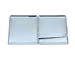 Angelo Gümüş Renk Metal Sigara Tabakası