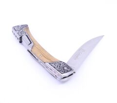 Zeytin Ağacı Saplı Katlanabilir Çakı B3165-D