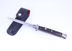 Frank Beltrame Paslanmaz Çelik Koleksiyonluk Nadir Sust*lı Stiletto - Boynuz Kabze