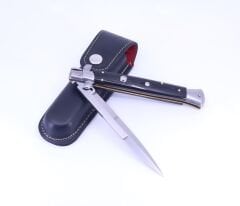 Frank Beltrame Paslanmaz Çelik Koleksiyonluk Nadir Sust*lı Stiletto - Boynuz Kabze