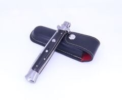 Frank Beltrame Paslanmaz Çelik Koleksiyonluk Nadir Sust*lı Stiletto - Boynuz Kabze