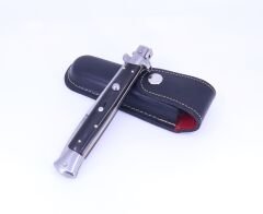 Frank Beltrame Paslanmaz Çelik Koleksiyonluk Nadir Sust*lı Stiletto - Boynuz Kabze