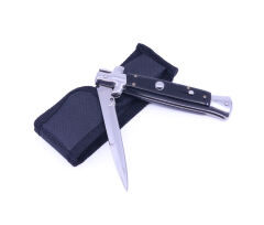 AKC Siyah Kabzeli Stiletto Bıçak