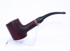 Pipsan Poker Yeşil Bilezik 9mm Filtreli Çift Ağızlıklı Pipo - Vişne