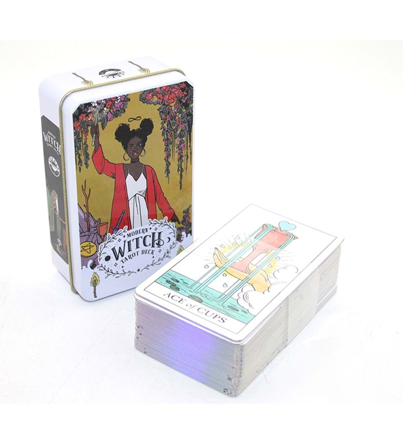 Modern Witch Metal Kutulu Tarot Kartı
