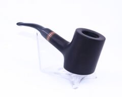 Pipsan Poker Yeşil Bilezik 9mm Filtreli Çift Ağızlıklı Pipo - Siyah