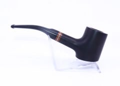 Pipsan Poker Yeşil Bilezik 9mm Filtreli Çift Ağızlıklı Pipo - Siyah