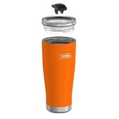 Thermos Icon IS115 0,53L Slide Lock Mug wStraw Pipetli Termos - Orange