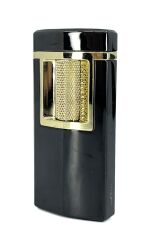 Zenit Lüks Metal Çakmak - USB Şarjlı & Elektronik Ateşleme - Füme Altın