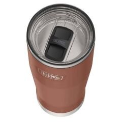 Thermos Icon IS115 0,53L Slide Lock Mug wStraw Pipetli Termos - Saddle