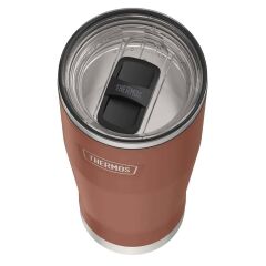 Thermos Icon IS115 0,53L Slide Lock Mug wStraw Pipetli Termos - Saddle