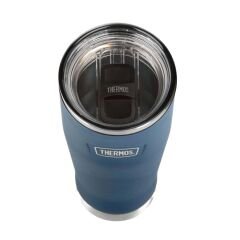 Thermos Icon IS115 0,53L Slide Lock Mug wStraw Pipetli Termos - Navy