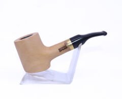 Pipsan Poker Altın Renk Bilezik 9mm Filtreli Çift Ağızlıklı Pipo - Naturel