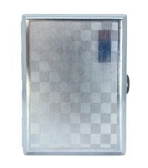 Angelo Dama Desen Sigara Tabakası - Mat Krom