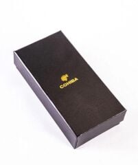 Cohiba Koyu Kahverengi Deri Puro Kılıfı Üçlü / Seyahat Humidoru