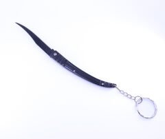 İnce Kıl Çakı - Metal Siyah Sap - Siyah Bıçak