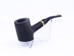 Pipsan Poker Altın Renk Bilezik 9mm Filtreli Çift Ağızlıklı Pipo - Siyah