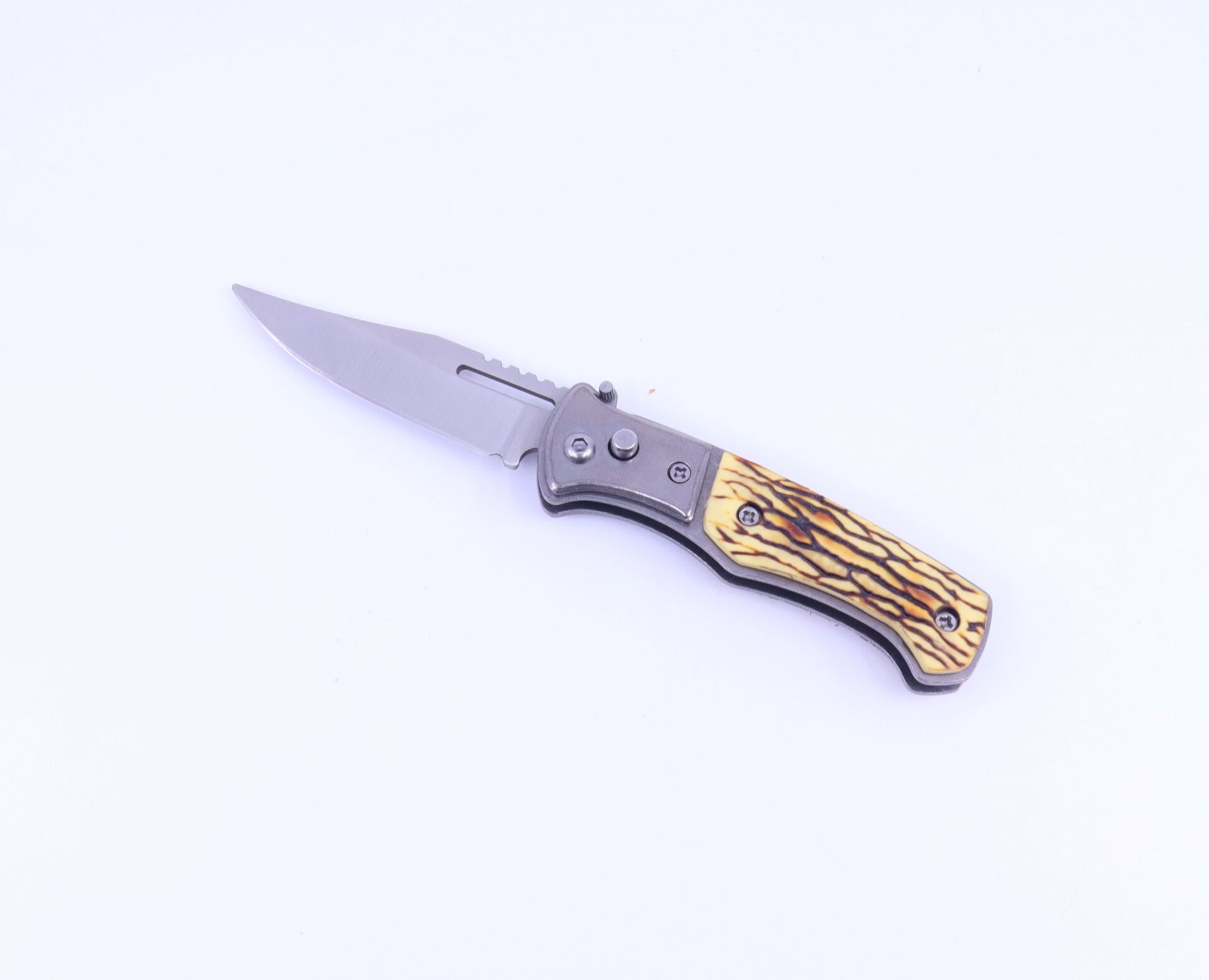 Mini Sustalı Cep Çakısı Kemik Kabze
