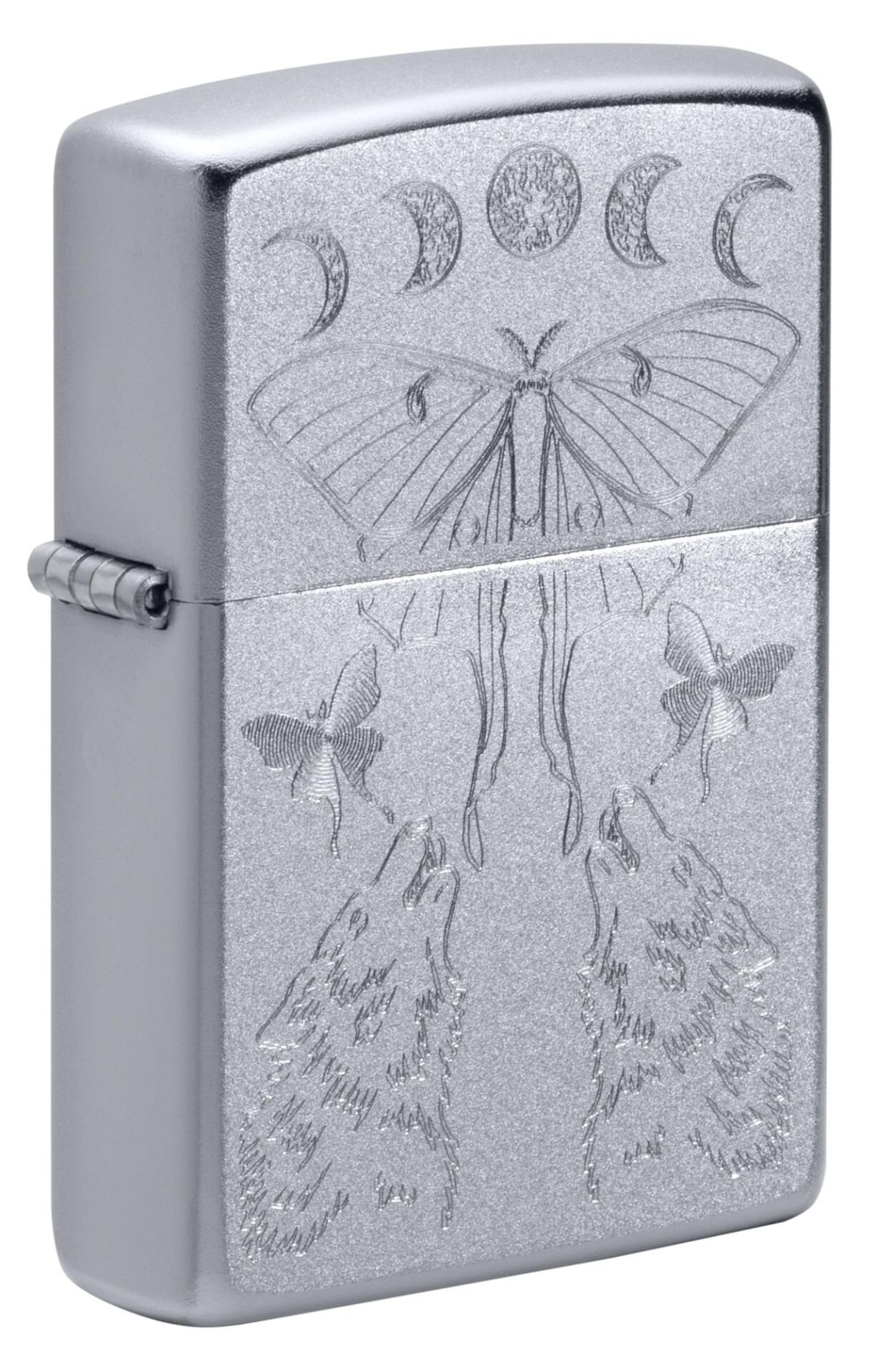Zippo Butterfly And Wolf Design Çakmak