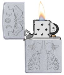 Zippo Butterfly And Wolf Design Çakmak