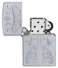 Zippo Butterfly And Wolf Design Çakmak