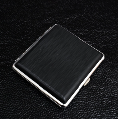 Angelo Siyah Sigara Tabakası - Siyah/Krom Renk