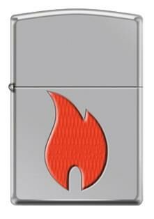 Zippo Red Diamond Flame Armor Case Çakmak
