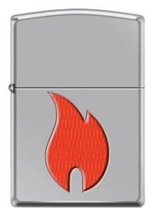 Zippo Red Diamond Flame Armor Case Çakmak