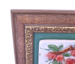 Seramik Nar Ağacı Duvar Tablosu 20 cm x 20 cm