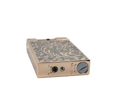 Zenit Rose Gold & Gri Floral Desenli Pürmüz Alevli Özel Seri Çakmak