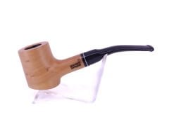 Pipsan Poker Siyah Bilezik 9mm Filtreli Çift Ağızlıklı Pipo - Naturel