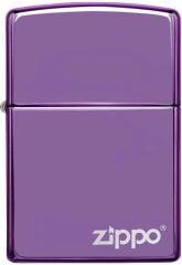 Zippo High Polish Purple Logo Çakmak