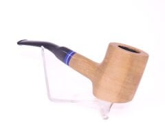 Pipsan Poker Lacivert Bilezik 9mm Filtreli Çift Ağızlıklı Pipo - Naturel