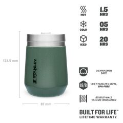 Stanley Go Everyday Tumbler Termos Bardak 0.29 LT - Hammertone Green