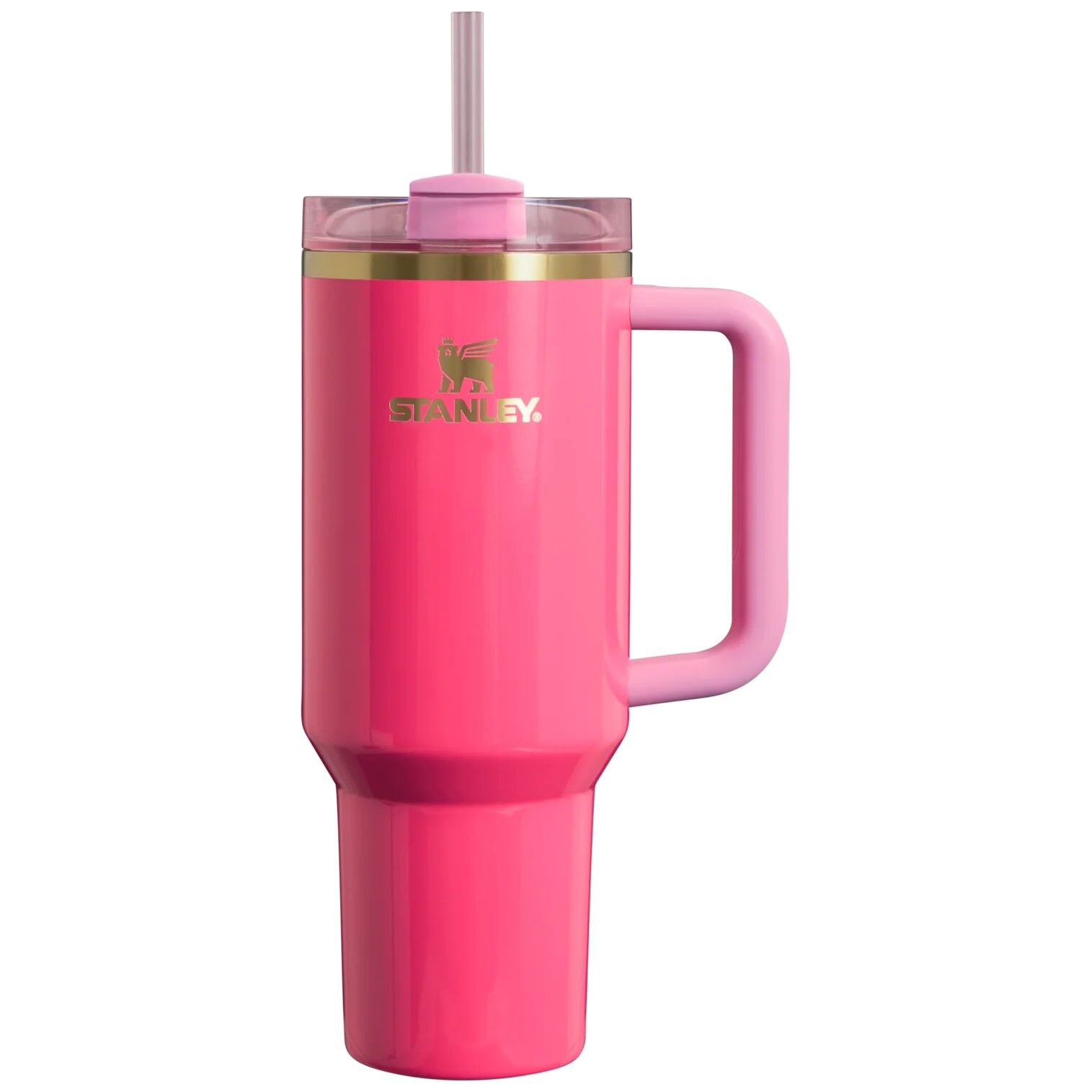 Stanley Quencher Pipetli Termos Bardak 1.18 Lt - Pink Parade