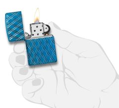 Zippo Blue Diamonds Design Armor Case Çakmak