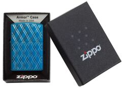 Zippo Blue Diamonds Design Armor Case Çakmak