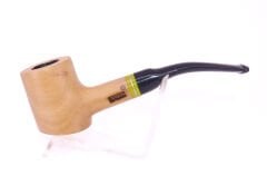 Pipsan Poker Sarı Bilezik 9mm Filtreli Çift Ağızlıklı Pipo - Naturel