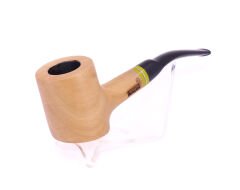 Pipsan Poker Sarı Bilezik 9mm Filtreli Çift Ağızlıklı Pipo - Naturel