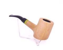 Pipsan Poker Sarı Bilezik 9mm Filtreli Çift Ağızlıklı Pipo - Naturel