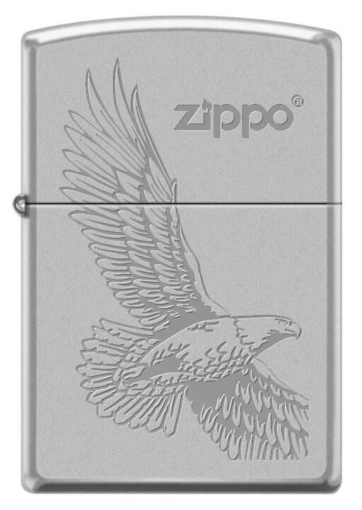 Zippo Eagle Kartal Dizayn Satin Çakmak