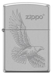 Zippo Eagle Kartal Dizayn Satin Çakmak