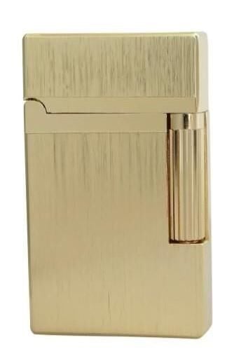 Vindiesel Metalik Sarı Brushed Dizayn Soft Flame Çakmak