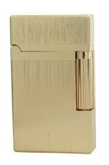 Vindiesel Metalik Sarı Brushed Dizayn Soft Flame Çakmak