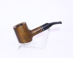 Pipsan Poker Siyah Bilezik 9mm Filtreli Çift Ağızlıklı Pipo - Yeşil